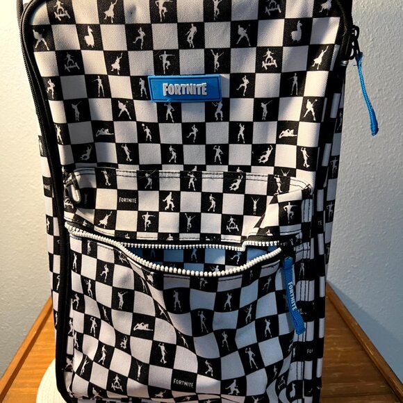 Fortnite Multiplier 17.5" Upright Roller Softside Carry-on Luggage - Black/White - Picture 1 of 7